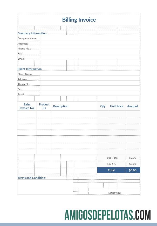 imprimível Modelo de fatura de jantar